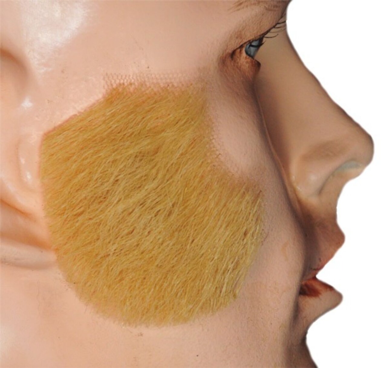 The Costume Center Mutton Chop Men Adult Halloween Beard Costume Accessory - One Size - Chestnut Brown